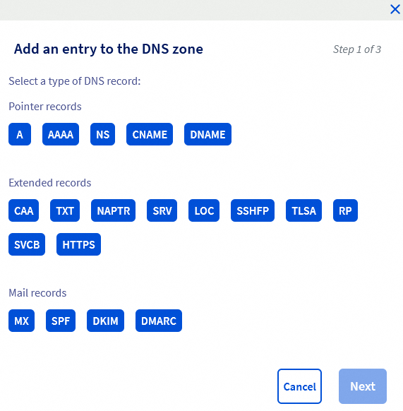 dns zone
