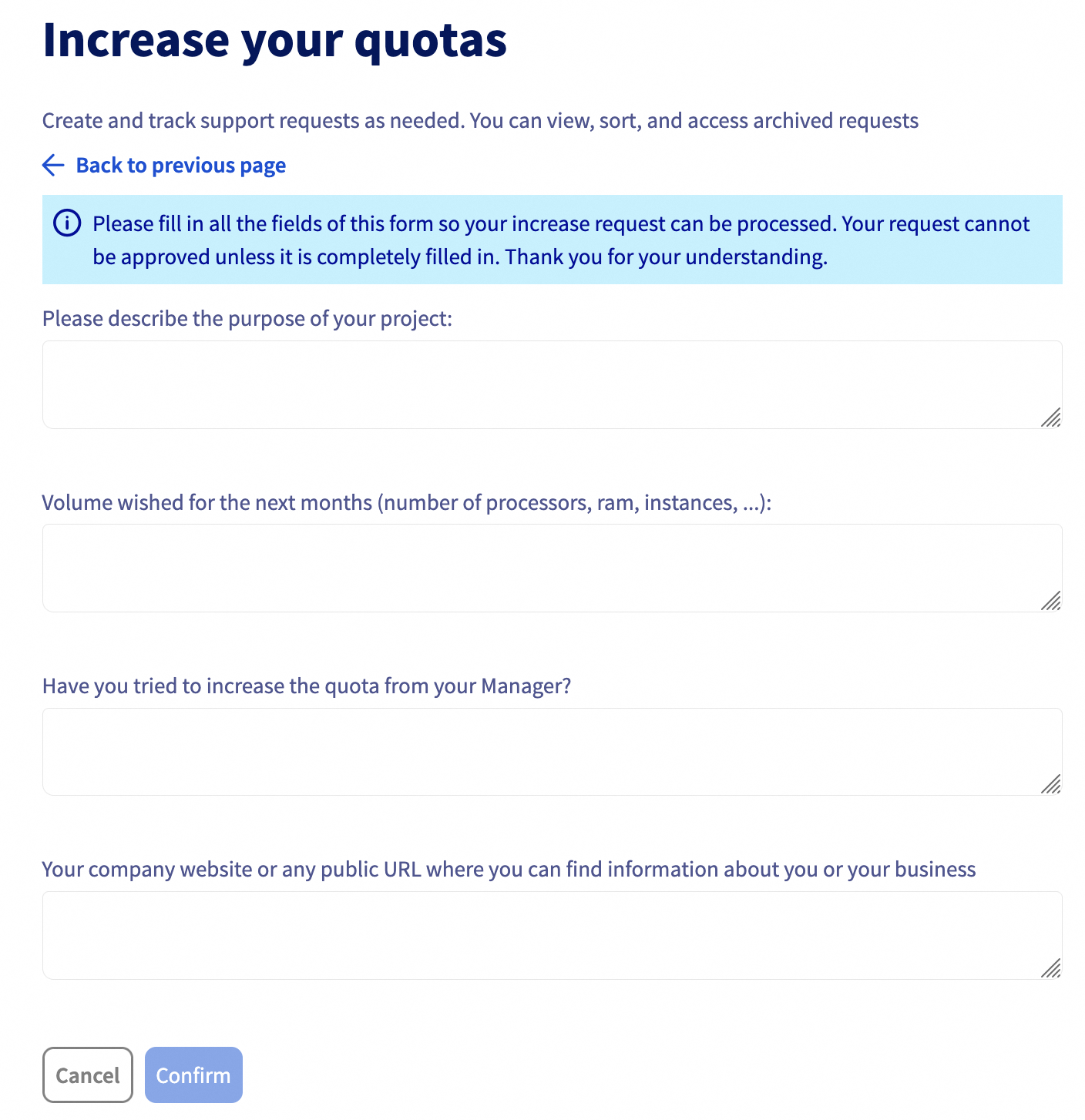 Contacter le support