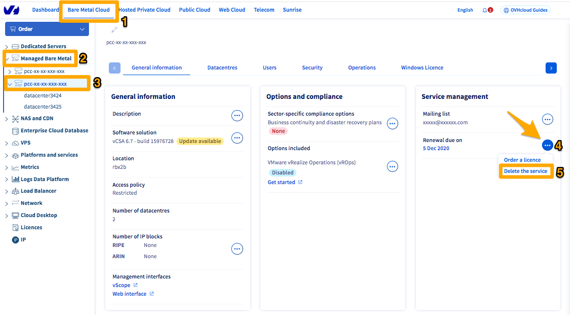 Control Panel Cancel