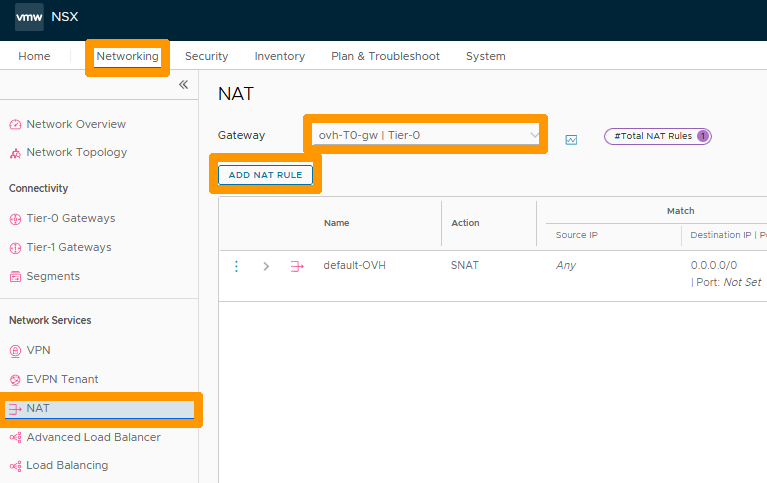 01 Create DNAT rule 01