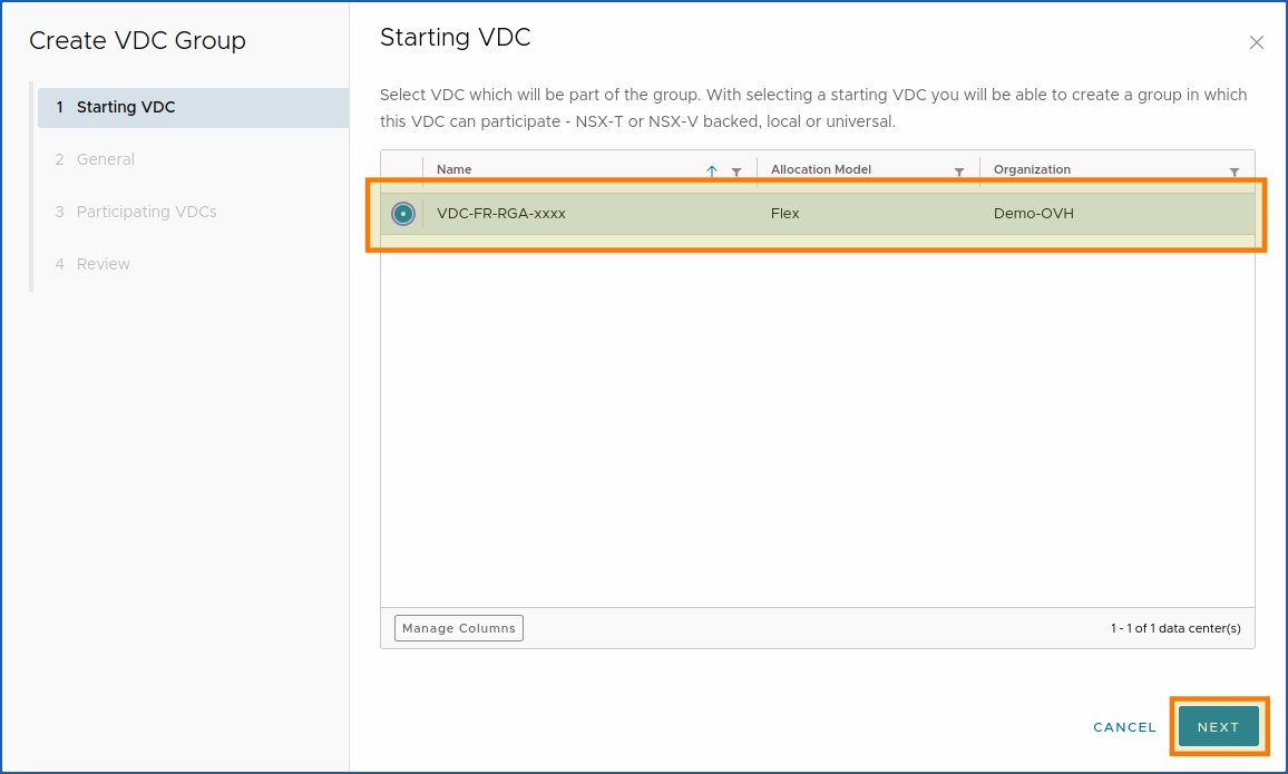 Public VCF as-a-Service Networking Data Center Groups 01