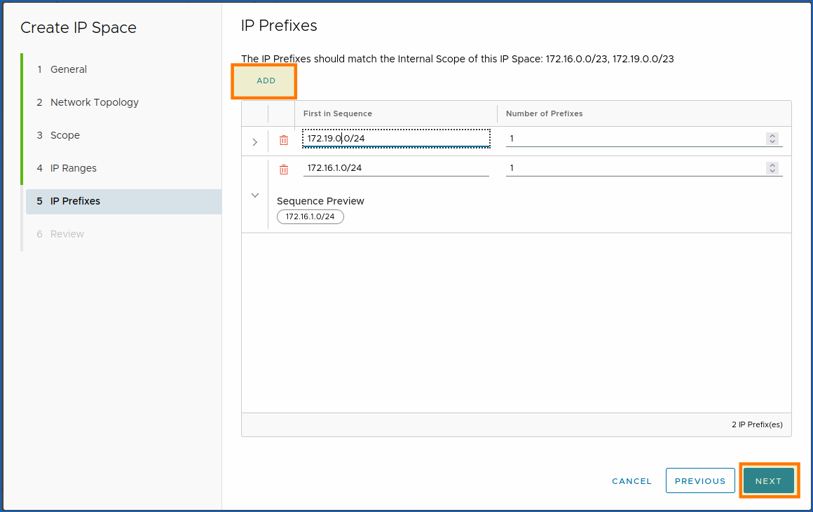 Public VCF as-a-Service Networking IP Spaces 05