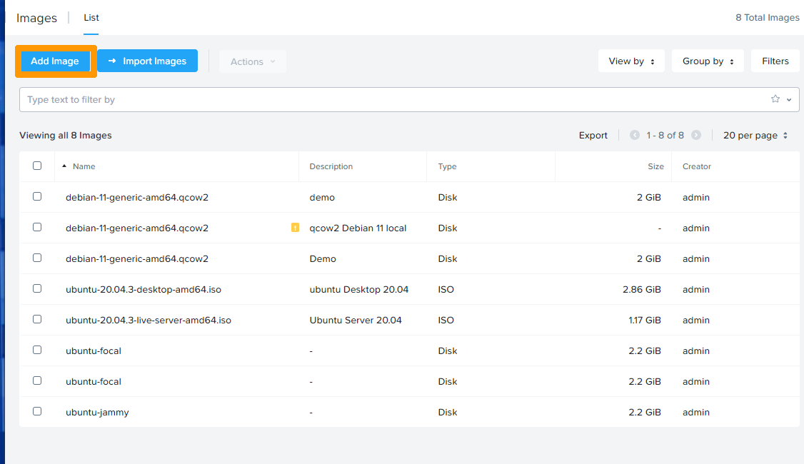 Prism Central - Image Management