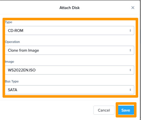 Création d'une machine virtuelle - Etape 5