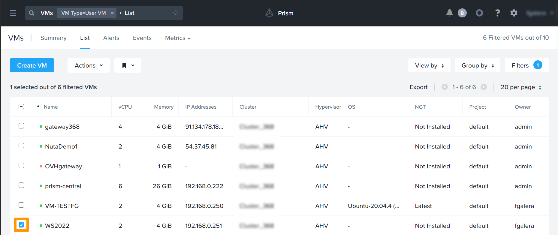 Installation - WS2022 - Lancement