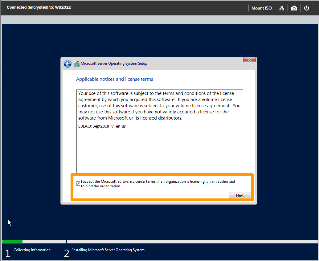 Installation - WS2022