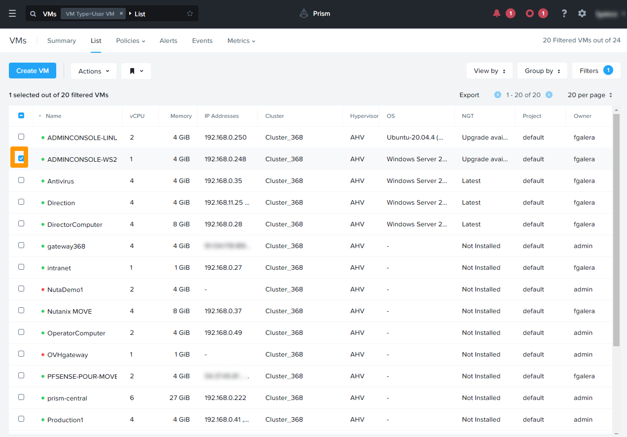 Add VM to Quarantine 02