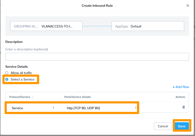 Create Application Rule 08