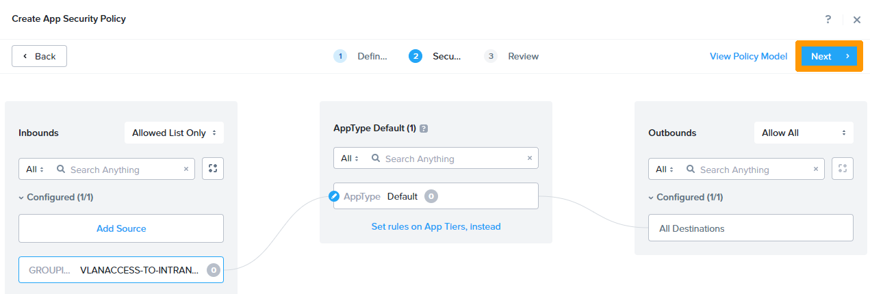 Create Application Rule 09
