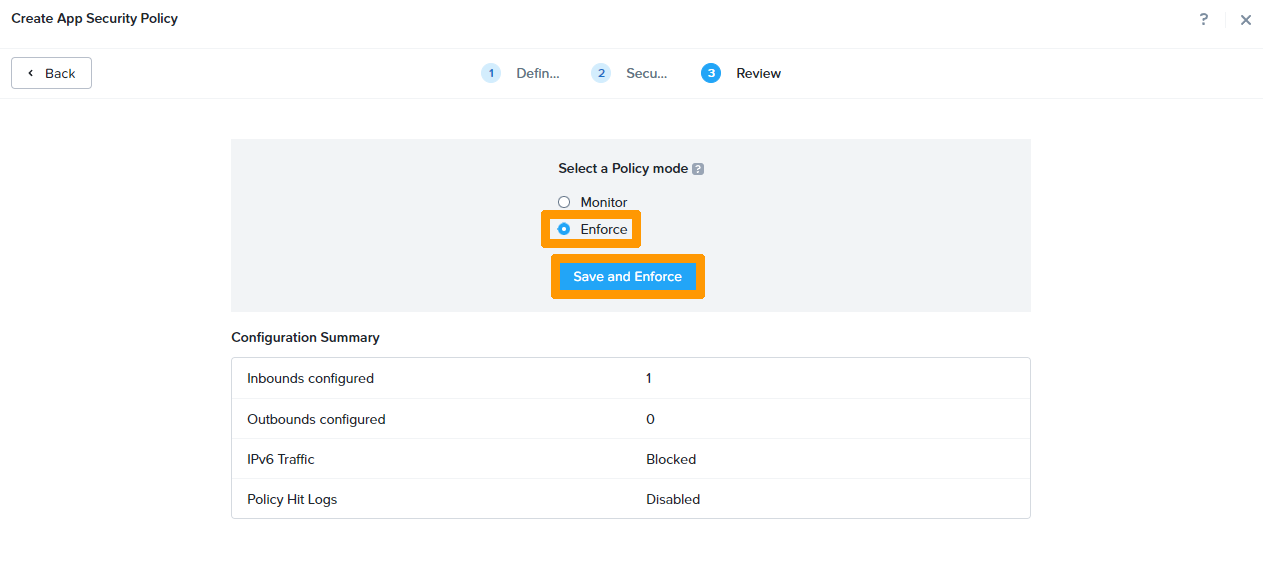Create Application Rule 10