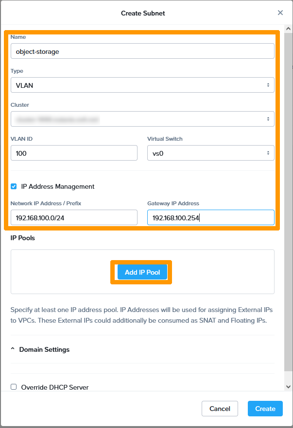 02 Create Storage VLAN 03