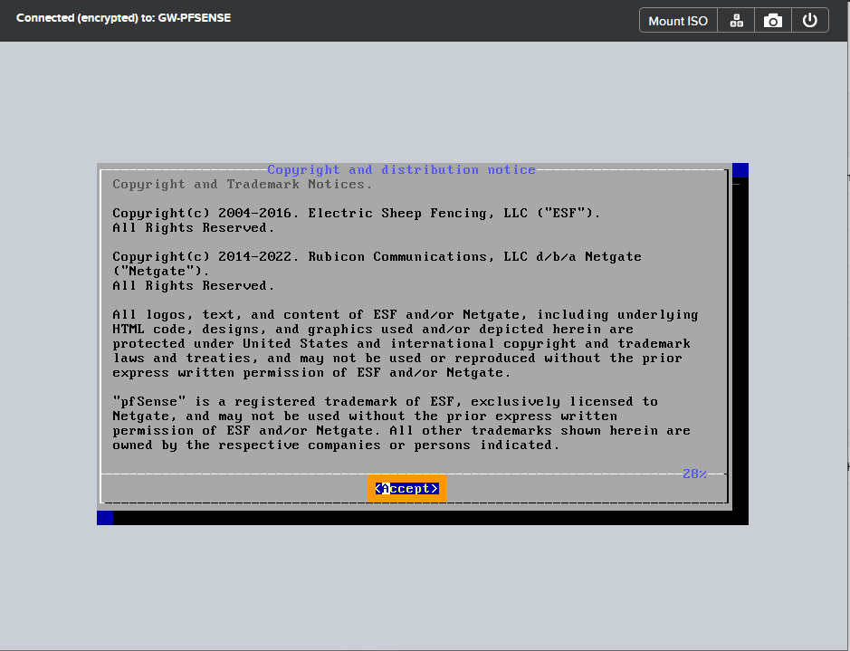 pfsense Installation 01