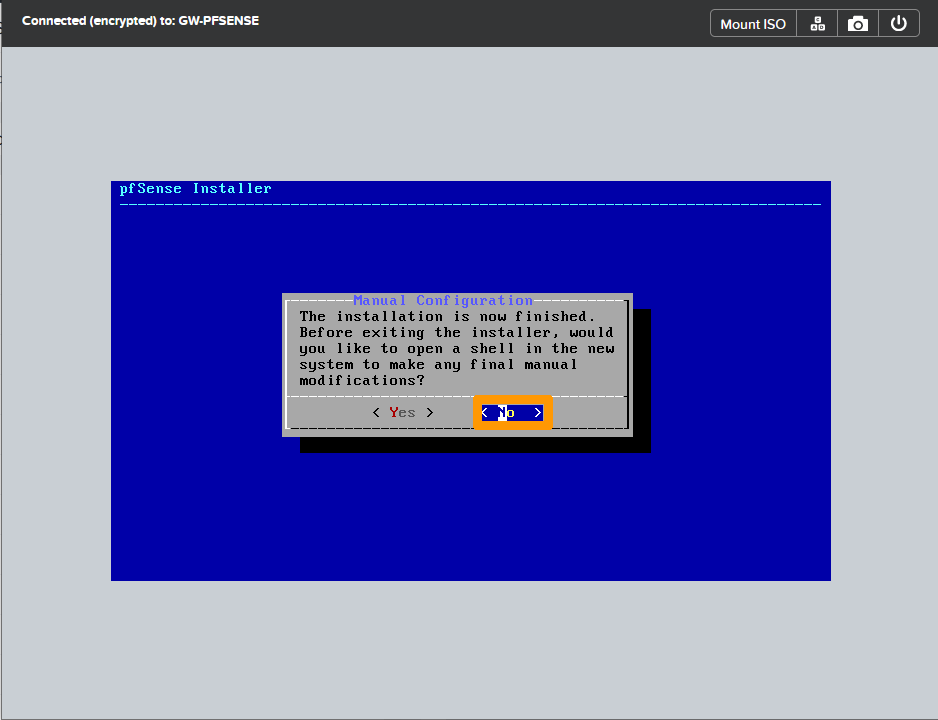 pfsense Installation 09