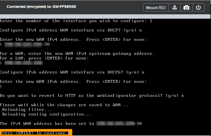 Configure pfsense 12