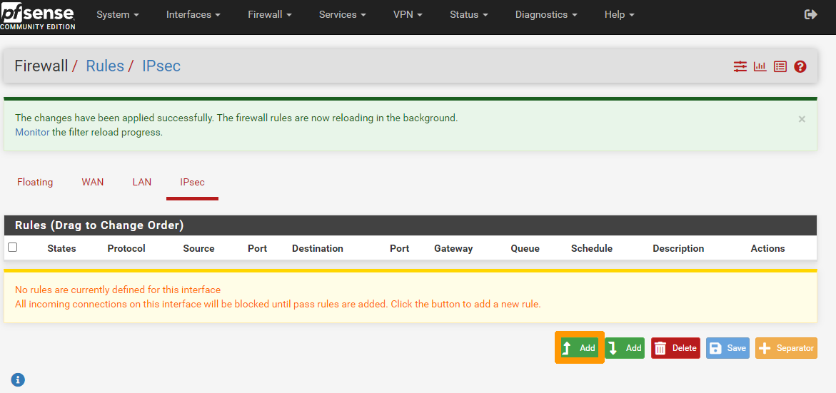 Create IPsec firewall rule France02