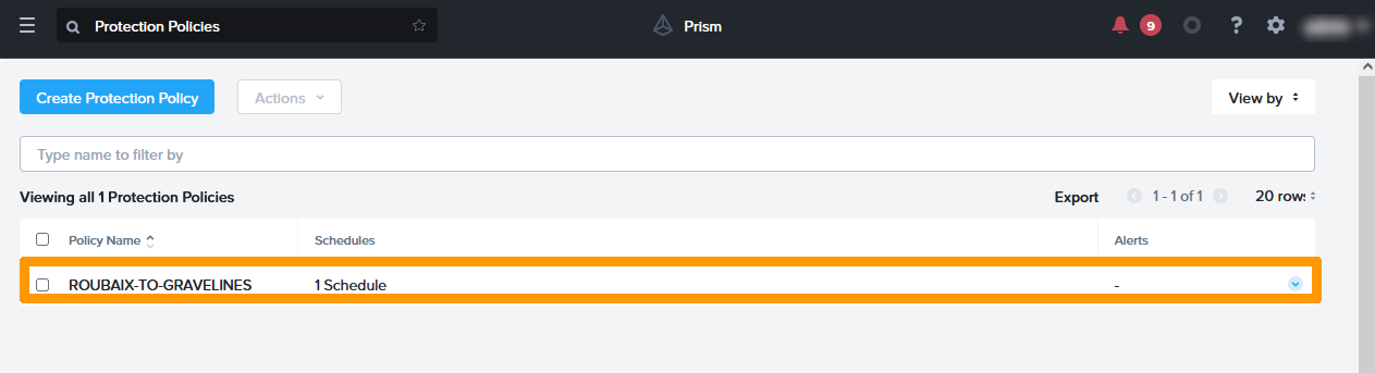09 - Create Protection Policy Roubaix 15
