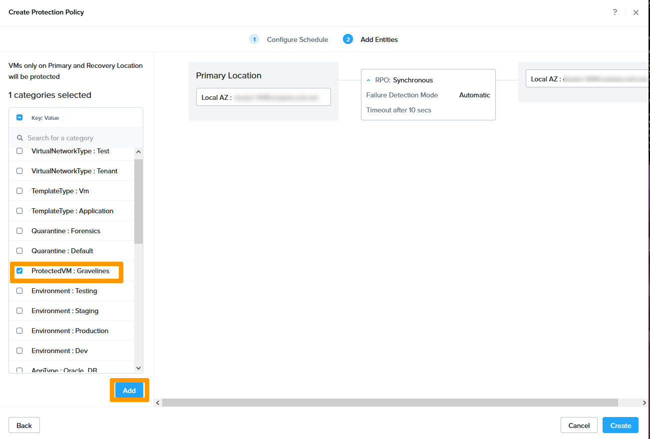 10 - Create Protection Policy Gravelines 07
