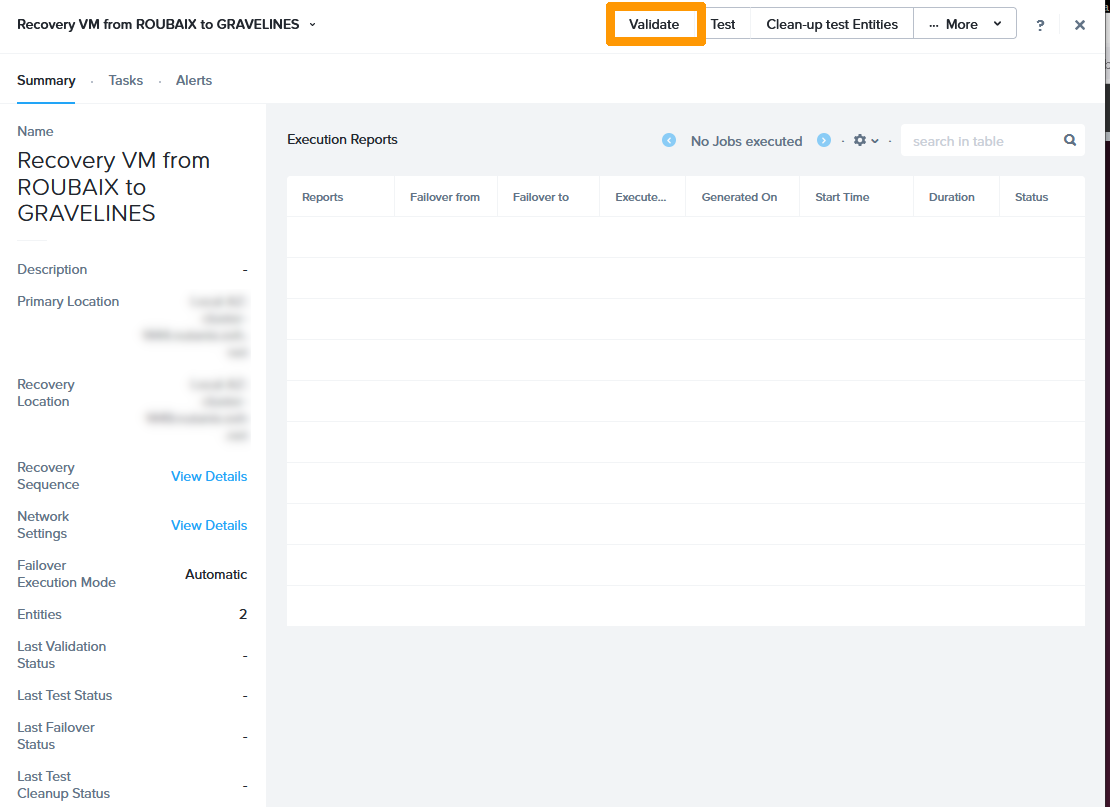 14 - Validate test recovery plan 02