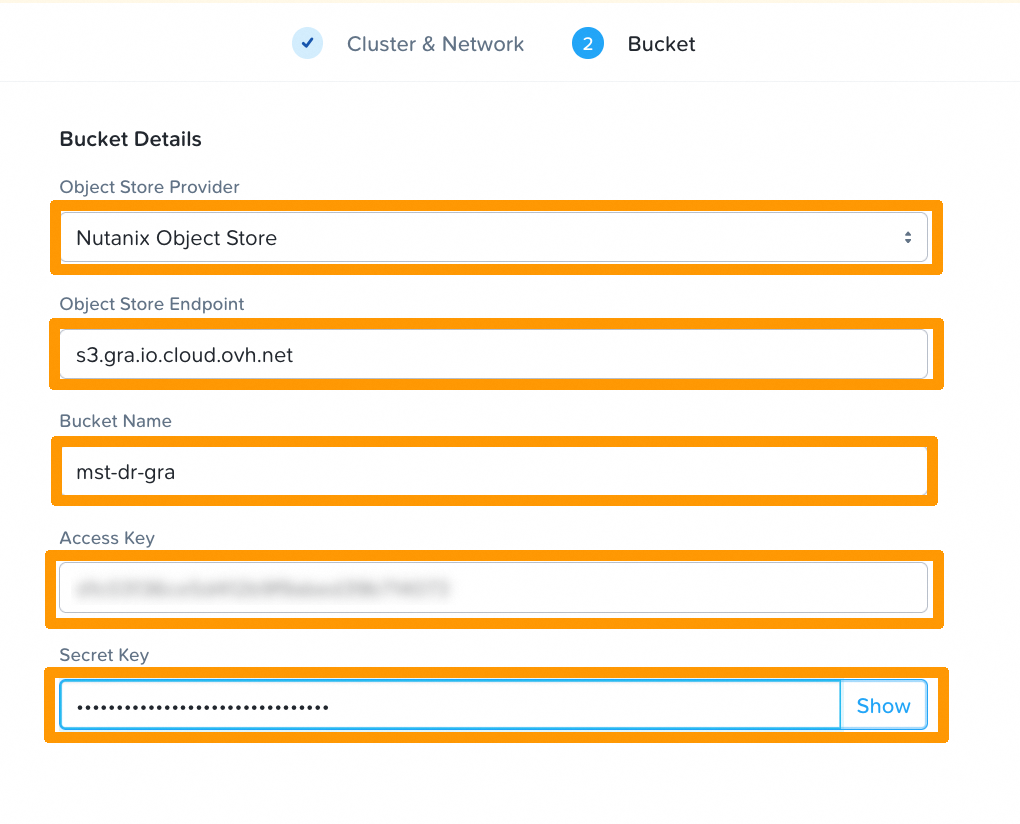 14 Deploy mst bucket parameters