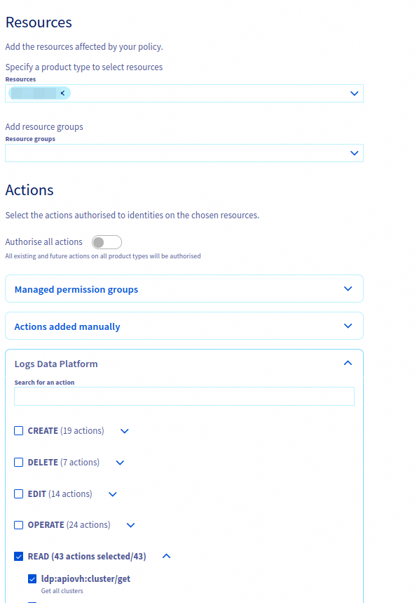 Create policy service 2