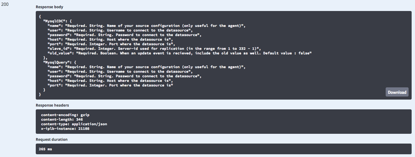 List available sources