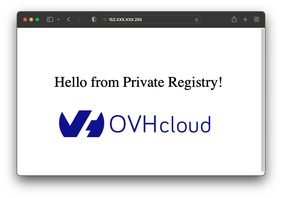 Hello world from Nginx