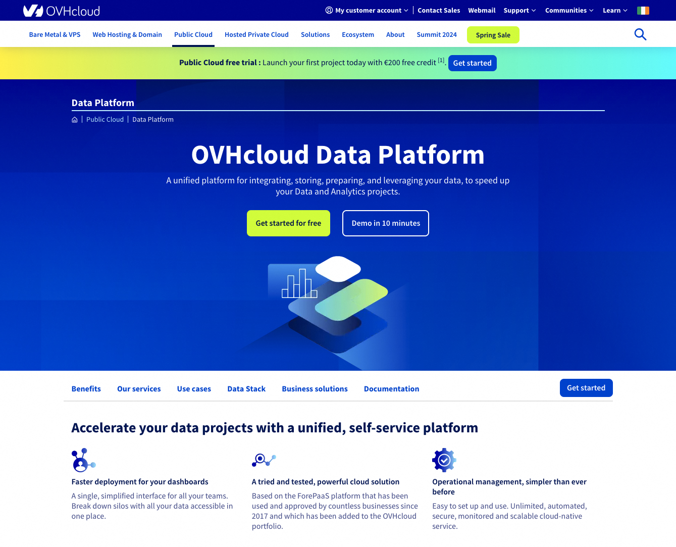 Data Platform website