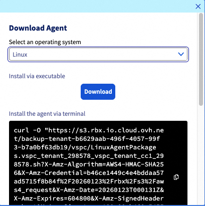 Backup Agent Step 14