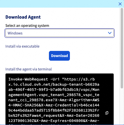 Backup Agent Step 13