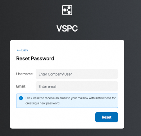 Reset password 2