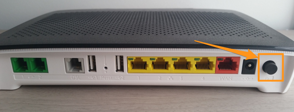 Redémarrage TG789vn