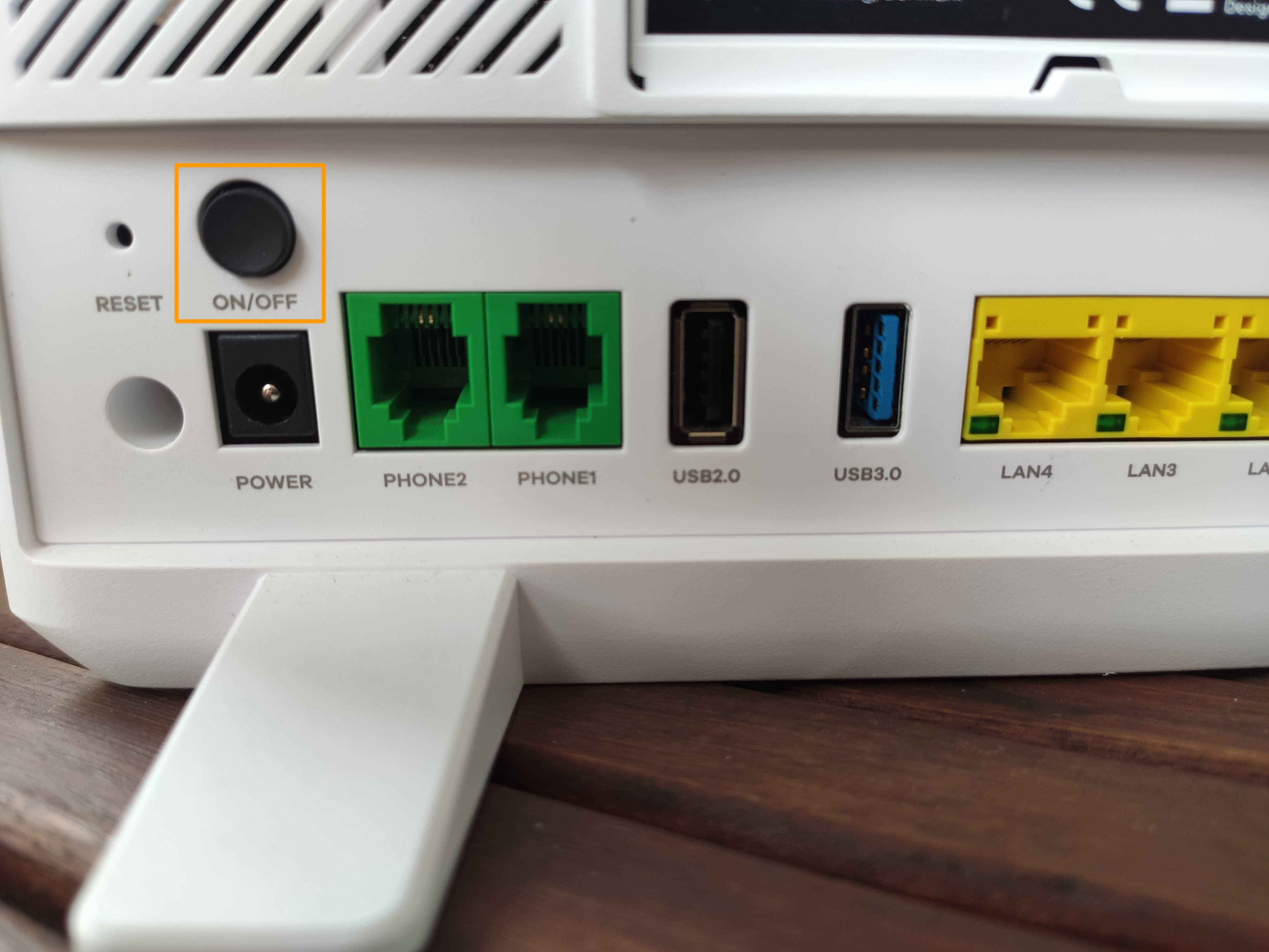 Redémarrage Zyxel VMG8825-T50