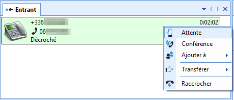mettre un appel en attente
