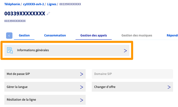informations générales