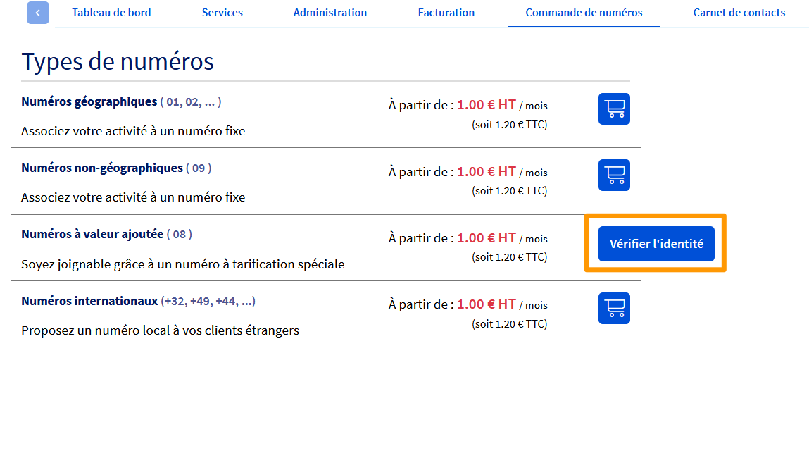 vérifier l'identité