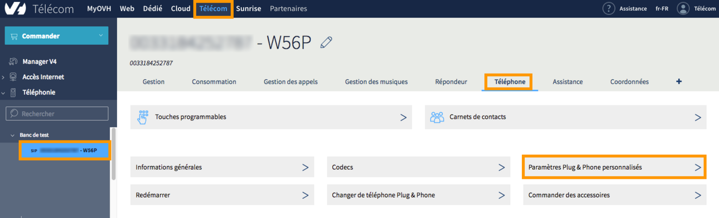 Espace client Telecom