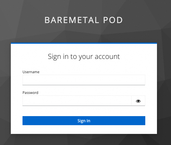 Page de connexion Keycloak