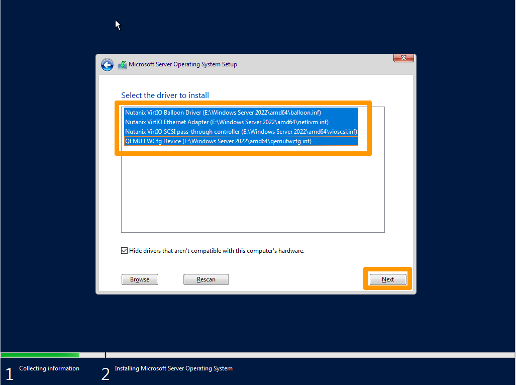Installation - WS2022- Etape6