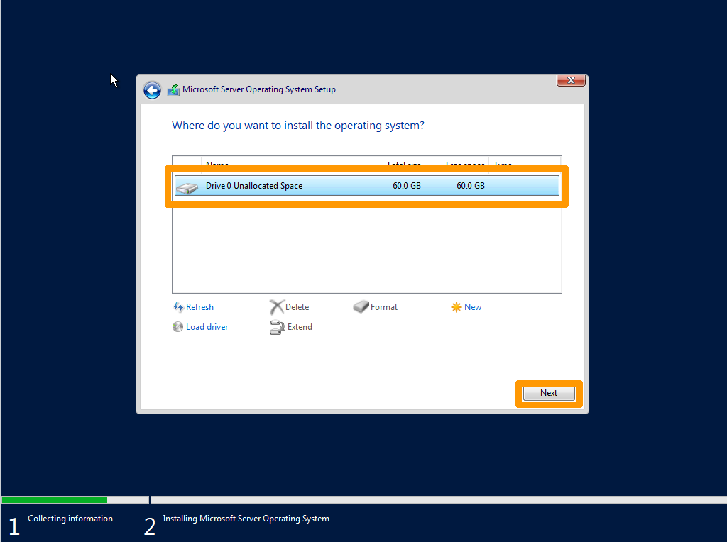 Installation - WS2022- Etape6
