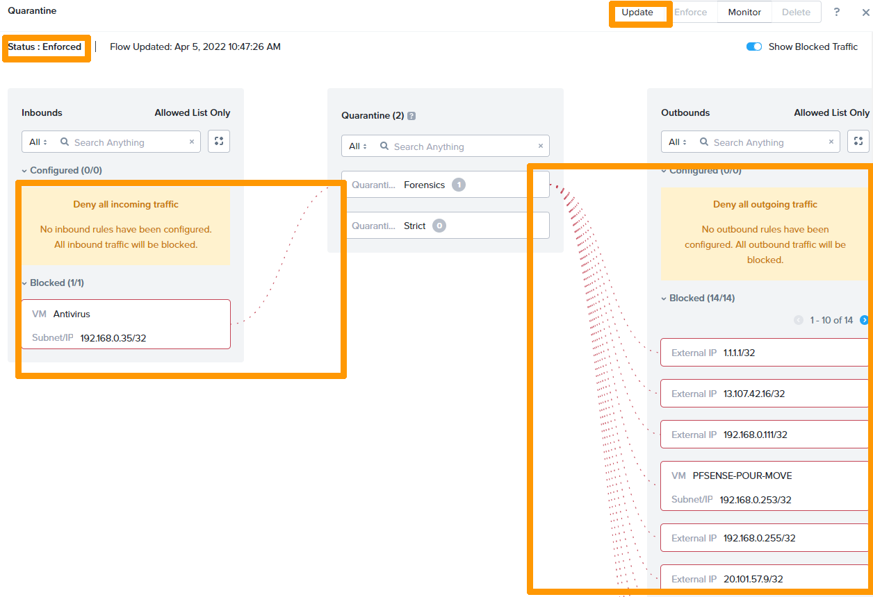 Configure Quarantine 07