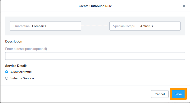 Configure Quarantine 20