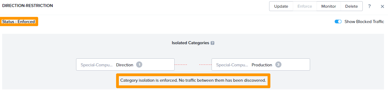 Create Isolation Rule 08