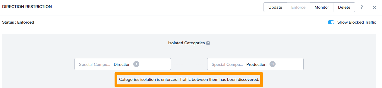Create Isolation Rule 09