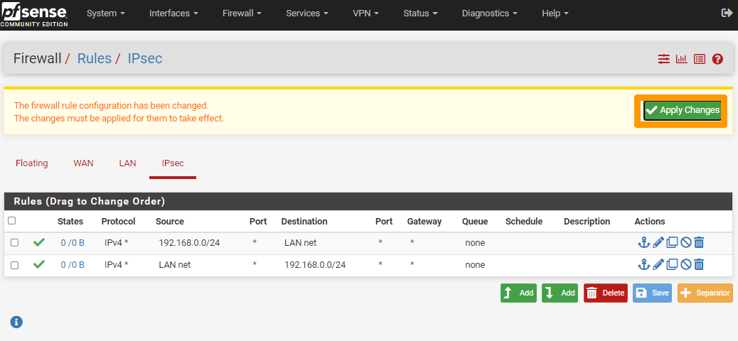 Create IPsec firewall rule Canada 06