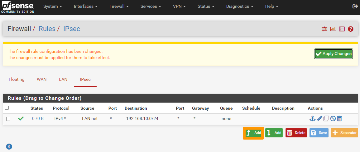 Create IPsec firewall rule France04