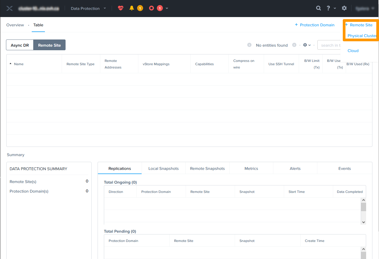 02 Create Remote Site From Canada04