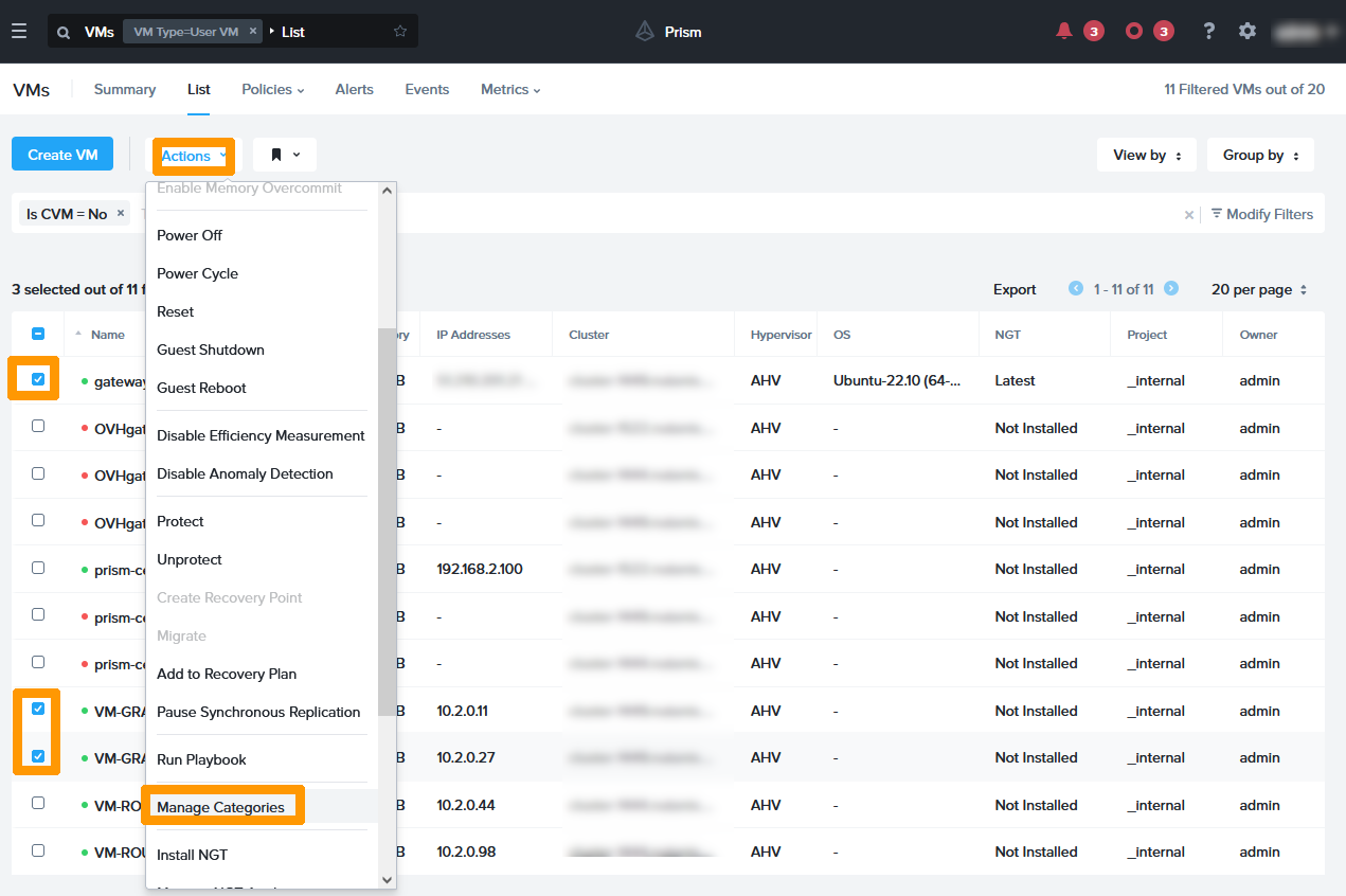08 - Add Categorie to VM Gravelines 01