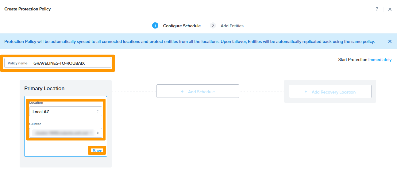 10 - Create Protection Policy Gravelines 02