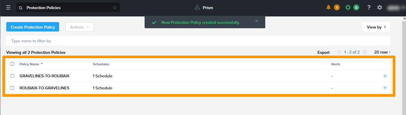 10 - Create Protection Policy Gravelines 09