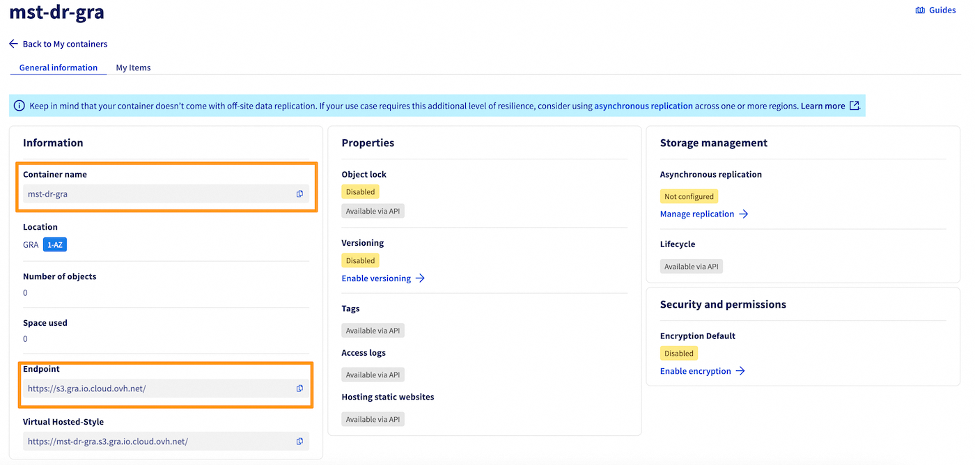 04 Object Storage Container